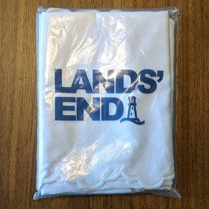 Lands' End Sateen Scallop King Size Pillow…